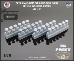 FL48-8073 MXU-735 Solid Nose Plugs for Mk-80 Series Bombs