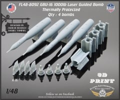 FL48-8092 GBU-16 1000lb Laser Guided Bomb - Thermally Protected