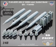 FL48-8095 GBU-12 500lb Laser Guided Bombs
