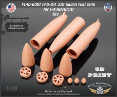 FL48-8097 FPU-8/A 330 Gallon Fuel Tanks for F/A-18A-D