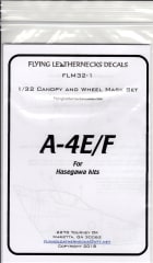 FLM32-01 A-4E/F Canopy/Wheel Mask for Hasegawa