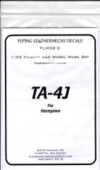 FLM32-02 TA-4J Canopy/Wheel Mask for Hasegawa