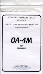 FLM32-03 OA-4M Canopy/Wheel Mask for Hasegawa