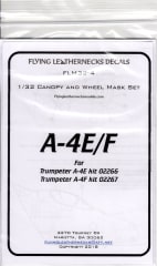 FLM32-04 A-4E/F Canopy/Wheel Mask for Trumpeter