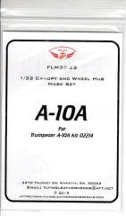 FLM32-22 A-10 Canopy/Wheel Mask for Trumpeter