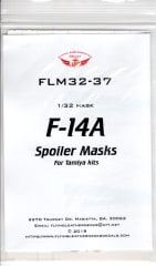 FLM32-37 F-14A Spoiler Mask for Tamiya