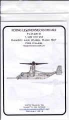 FLM48-03 V-22 Canopy/Wheel Mask Italeri