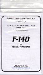 FLM48-14 F-14D Canopy/Wheel Mask Tamiya