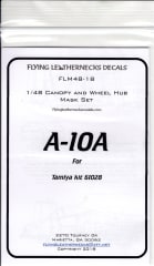 FLM48-18 A-10 Canopy/Wheel Mask Tamiya
