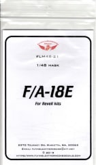 FLM48-21 F/A-18E Canopy/Wheel Mask Revell
