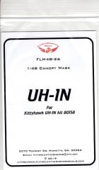 FLM48-26 UH-1N Canopy/Wheel Mask Kittyhawk