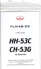 FLM48-29 HH-53 Canopy/Wheel Mask Revell