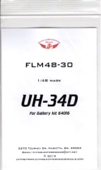 FLM48-30 UH-34D Canopy/Wheel Mask Gallery, Trumpeter