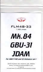 FLM48-33 Mk-84 GBU-31 Mask AMK Ordnance Set