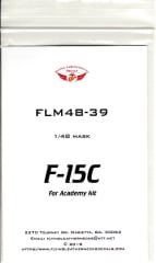 FLM48-39 F-15C Canopy/Wheel Mask Academy