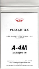 FLM48-44 A-4M Canopy/Wheel Mask Hasegawa