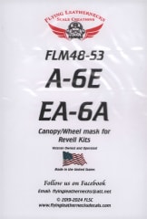 FLM48-53 A-6E, EA-6A Canopy/Wheel Mask Revell
