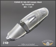 FLM48-55 Yak-130 Canopy/Wheel Mask Zvezda