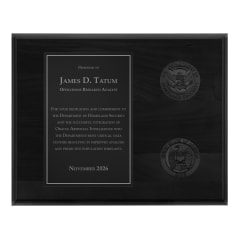 Coins Plaque - Blackout (DHS)