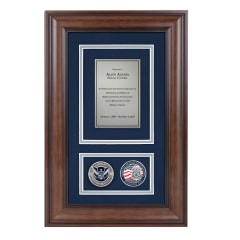 Recognition Shadow Box w/ Coins (HSI)
