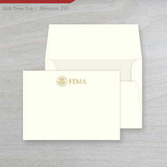 Correspondence Note Cards 250 pk. (FEMA)