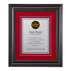 Shadow Box Plaque - Black (USBP)