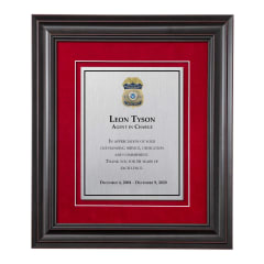 Shadow Box Plaque - Black (HSI)