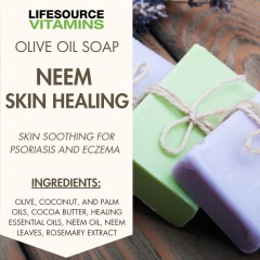 Neem Plus (Treats Psoriasis & Eczema) Olive Oil Soap