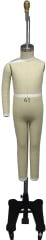 Pinnable 6T child linen dress form mannequin for sewing, tailoring, and kids apparel fitting