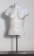 athletic female torso mannequin shoulder caps retail display mannequins express
