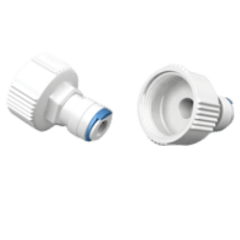 AquaticLife Buddie Fit RO 1/4" x Hose Bib w/1 Blue Clip, 2 Pack