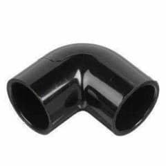 Schedule 40 PVC Elbow 1-1/2" Slip X 1-1/2" Slip Black
