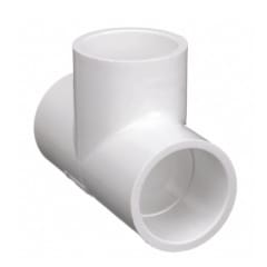 Dura Schedule 40 PVC Tee 3/4" Slip X 3/4" Slip X 3/4" Slip White