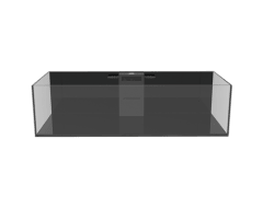 Fiji Cube 95 Gallon Shallow Internal Overflow Rimless Aquarium
