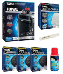 Fluval 407 Canister Filter & STARTUP Package