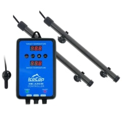 IceCap Titanium 2X50 Watt Aquarium Heater Elements & Controller Package IC-TH50W