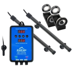 IceCap Titanium 2X50 Watt Aquarium Heater Elements Controller Magnet Mount Package IC-TH50W