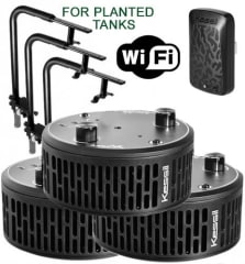 Kessil THREE A360XE Tuna Sun LED Lights with WiFi Dongle & THREE Mounting Arm Package