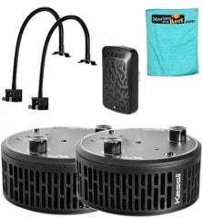 Kessil TWO A360XE Tuna Sun LED Lights, WiFi Dongle, TWO Goosenecks & Towel Package