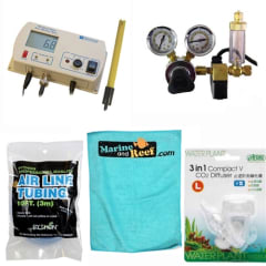 Milwaukee Instruments Aquarium MA957 CO2 Regulator, Python Airline Tubing, Ista Diffuser, Milwaukee Instruments pH Controller & Towel Package