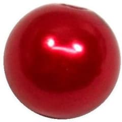 10mm Red Faux Pearl Beads sold individually