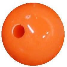 12mm Orange Acrylic Bubblegum Beads