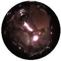 14mm Cocoa Brown Faux Pearl Acrylic Beads 2mm holes