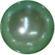 14mm Mint Faux Pearl Bubblegum Beads