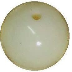 14mm Cream Acrylic Bubblegum Beads