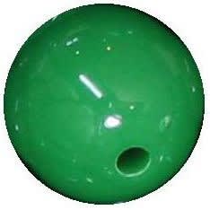 14mm Emerald Green Acrylic Bubblegum Beads