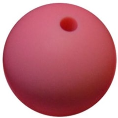 15mm Coral Silicone Bead