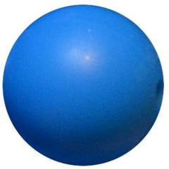 15mm Cyan Blue Silicone Bead