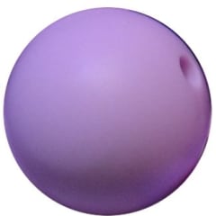 15mm Pale Lavender Silicone Bead