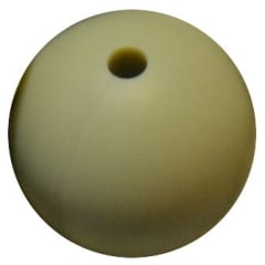 15mm Olive Silicone Bead